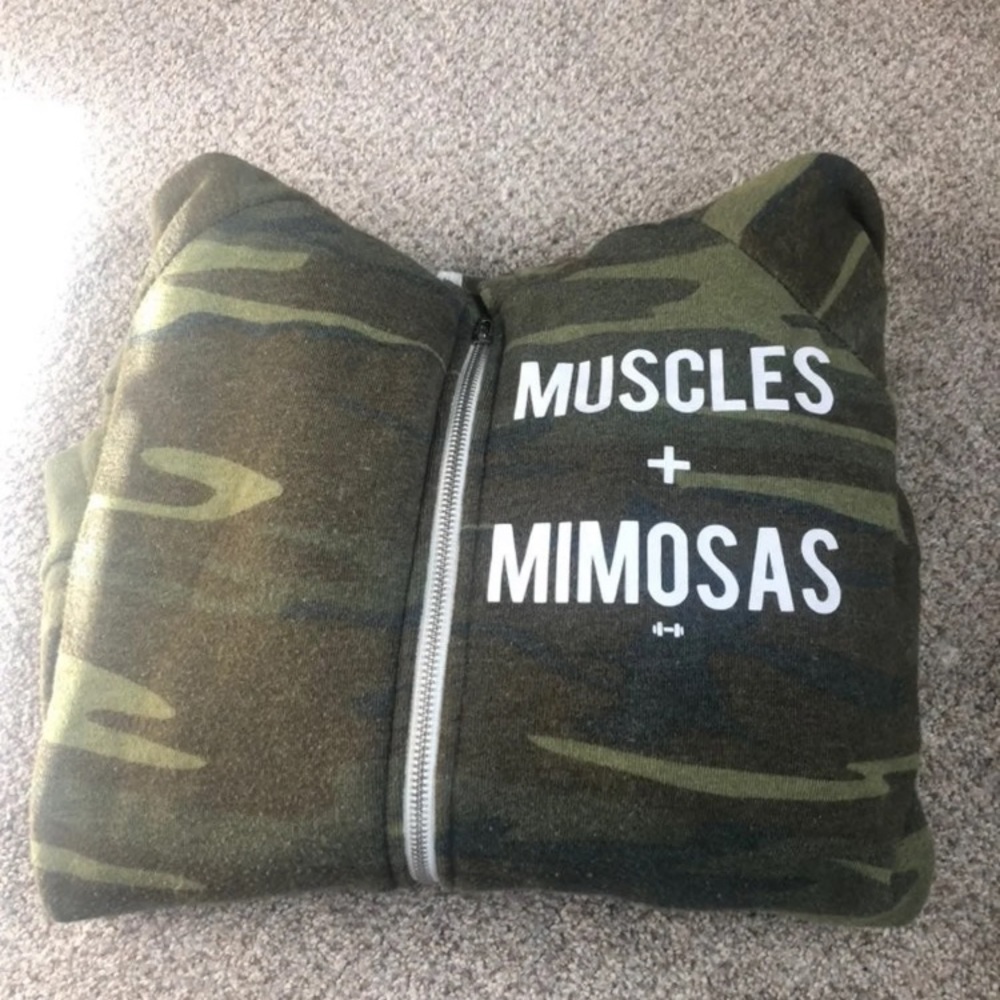 Mimosas Sweatshirt Zippered